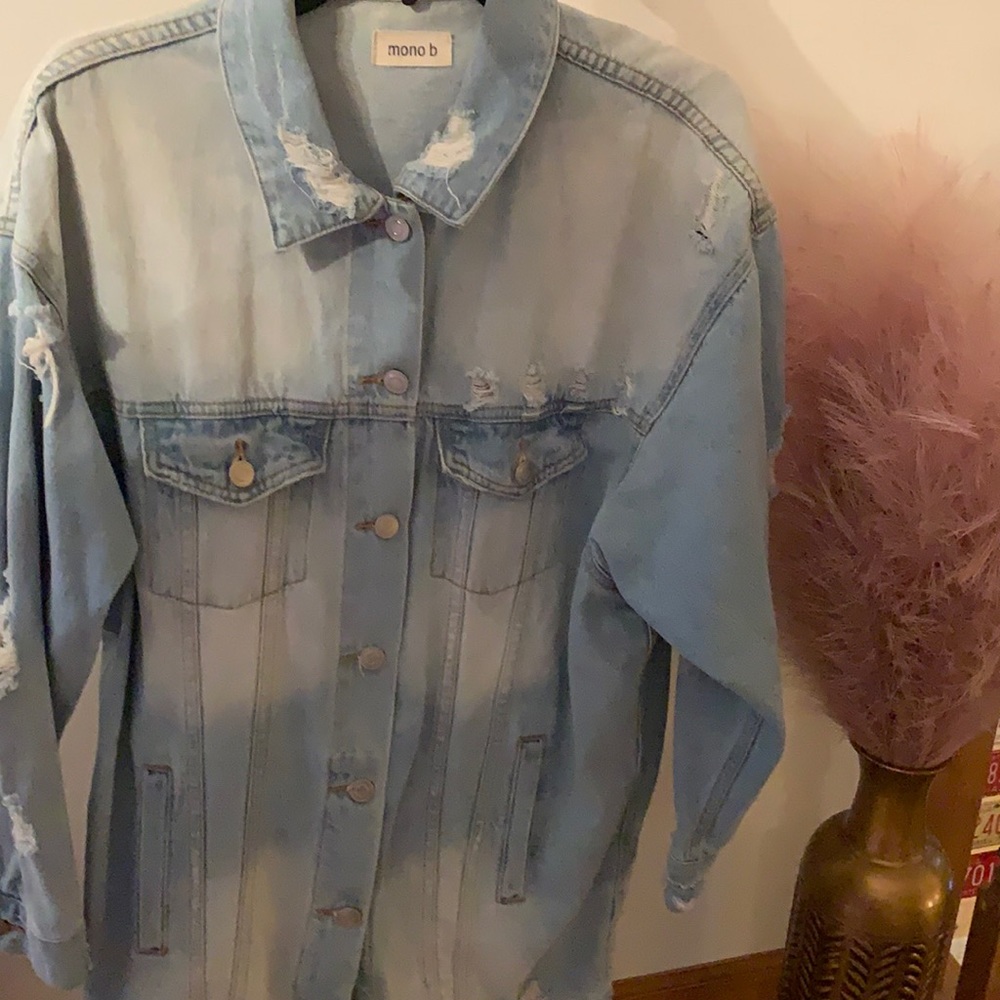 Distressed Denim Jacket